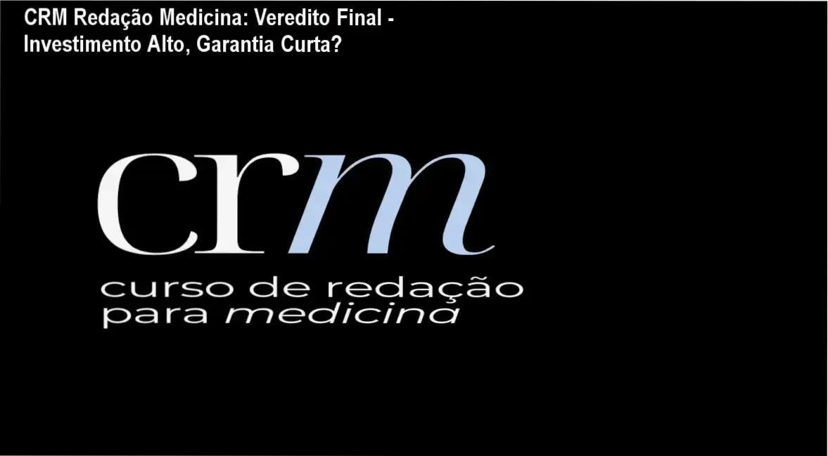 CRM Curso Redação Medicina Luma e Ponto bastidores funcionamento visão interna