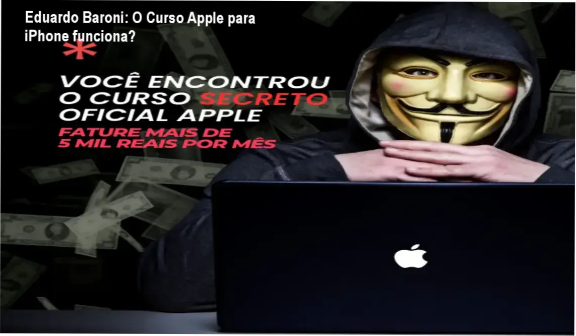 Curso oficial Apple para iPhone de Eduardo Baroni apresentando bastidores e visão interna do treinamento técnico