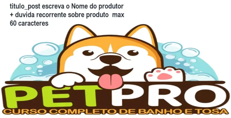 Curso de Banho e Tosa PET PRO da WebHoje mostrando aulas práticas de estética animal