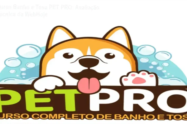 Curso de Banho e Tosa PET PRO WebHoje bastidores e funcionamento