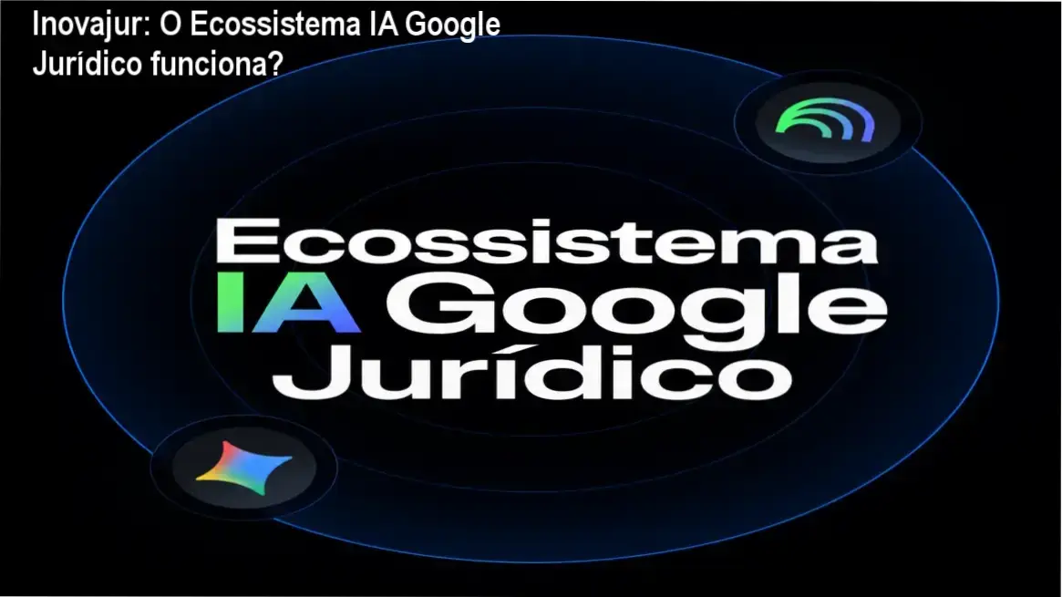 Visão interna do Curso Ecossistema IA Google Jurídico da Inovajur mostrando interface de ferramentas de IA