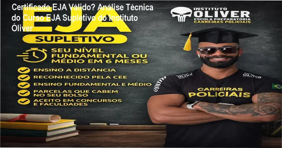 Curso EJA Supletivo do Instituto Óliver: por trás da plataforma, dos materiais e do certificado reconhecido