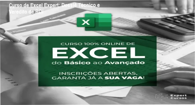 Dashboard de alta performance criado no Curso de Excel Expert focado em Business Intelligence