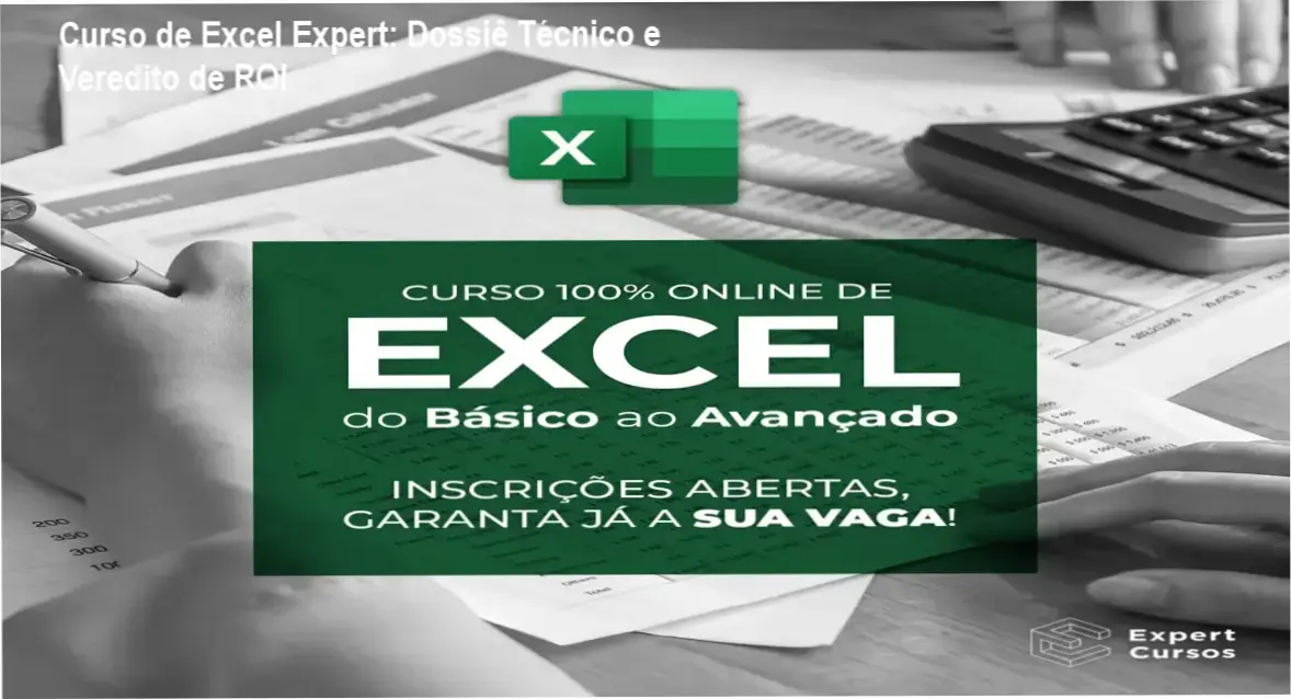 Dashboard de alta performance criado no Curso de Excel Expert focado em Business Intelligence