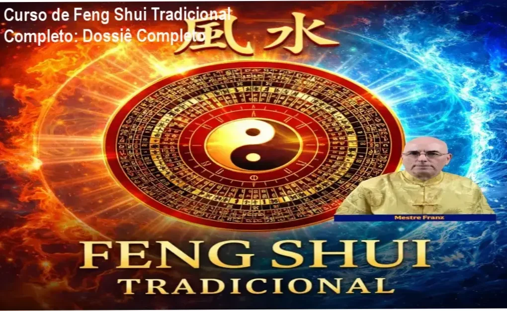 Estudo detalhado sobre o Curso de Feng Shui Tradicional Completo focado em métodos clássicos de harmonia e prosperidade