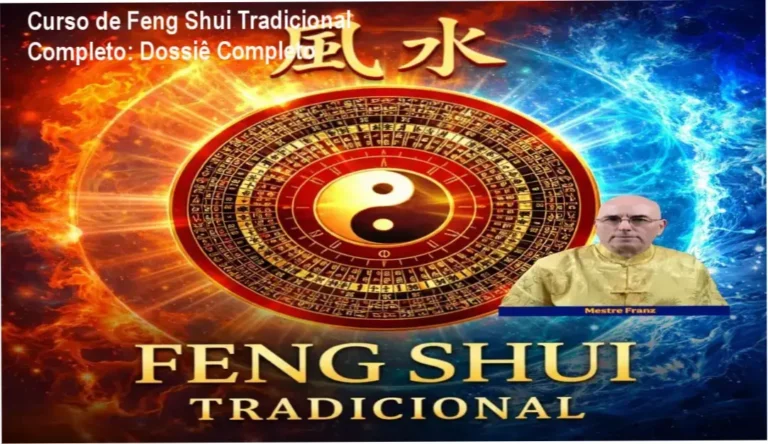 Estudo detalhado sobre o Curso de Feng Shui Tradicional Completo focado em métodos clássicos de harmonia e prosperidade