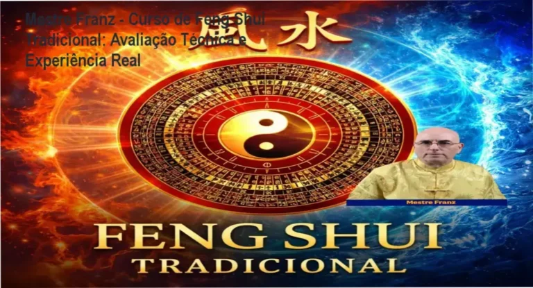 Mestre Franz ensinando os fundamentos do Feng Shui Tradicional em um ambiente prático