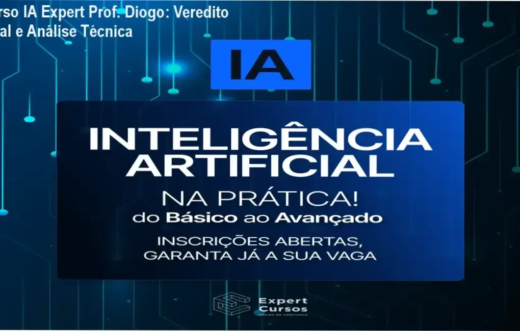Dashboard do Curso Inteligência Artificial Expert exibindo módulos de ChatGPT e Gemini