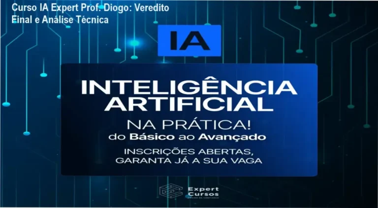 Dashboard do Curso Inteligência Artificial Expert exibindo módulos de ChatGPT e Gemini