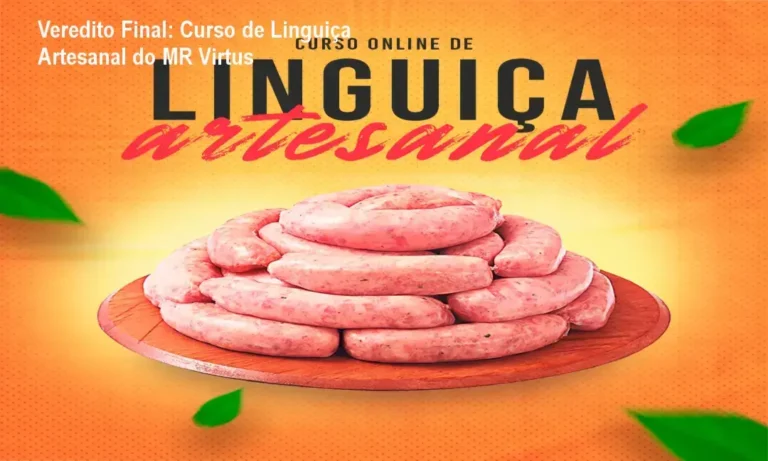 Curso de Linguiça Artesanal MR Virtus bastidores e funcionamento