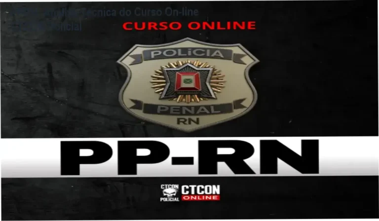 Material de estudo do Curso On-line para Polícia Penal do RN da CTCON Policial