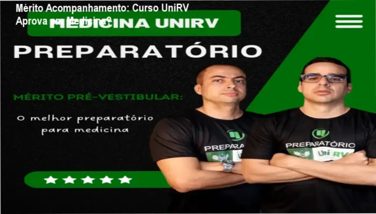 Interface do Curso Preparatório para a UNIRV da Mérito Acompanhamento Escolar mostrando videoaulas e materiais