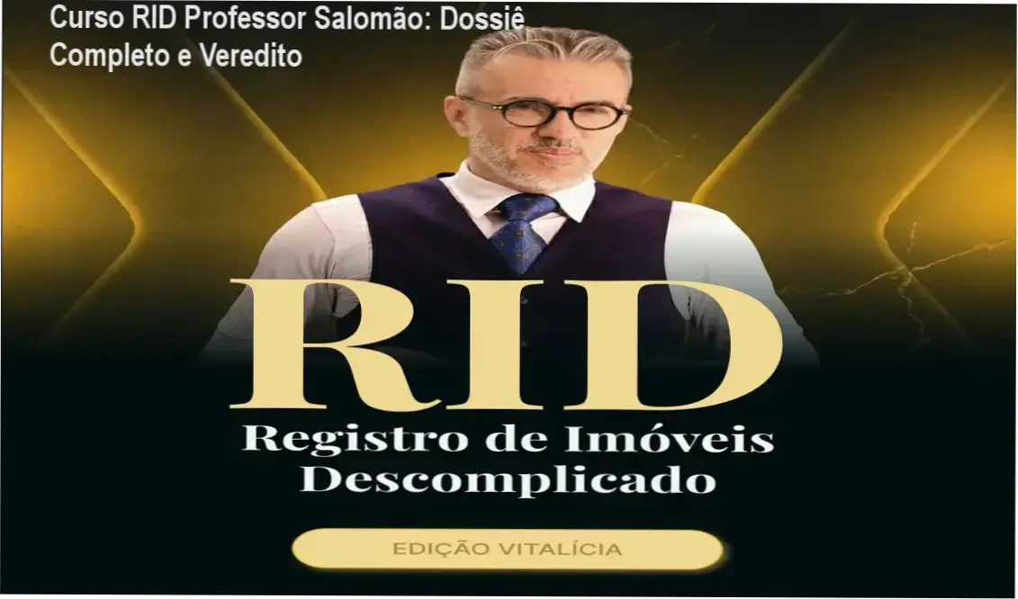 Interface do Curso Registro de Imóveis Descomplicado do Professor Marcos Salomão