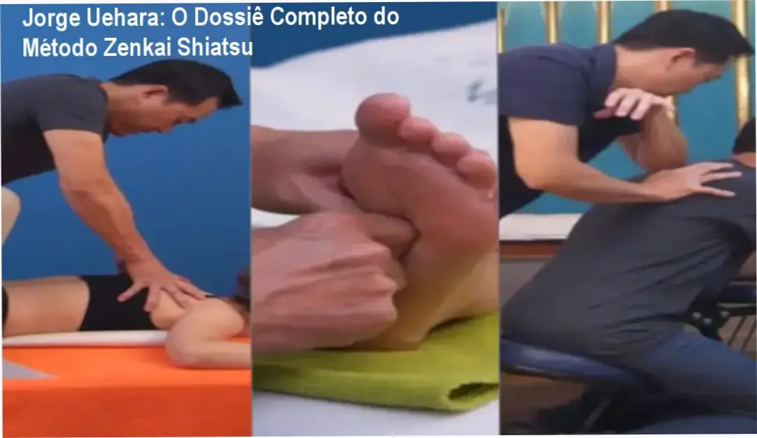 Curso de Shiatsu, Reflexoterapia e Quick Massage de Jorge Uehara em detalhamento técnico