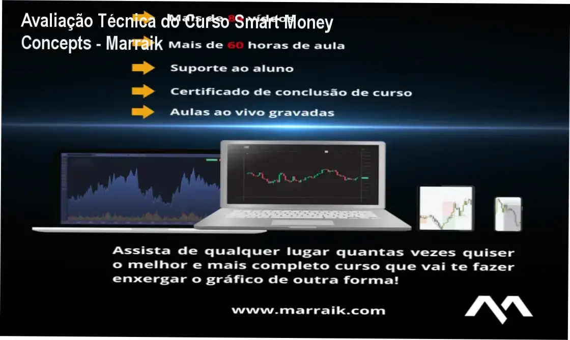 Avaliação Técnica do Curso Smart Money Concepts - Marraik 3 https://cursoss.com.br/mentoria-mercado-financeiro-individual-renko-3/ Curso Smart Money Concepts do Marcos Leitão (Marraik) - Visão de dentro