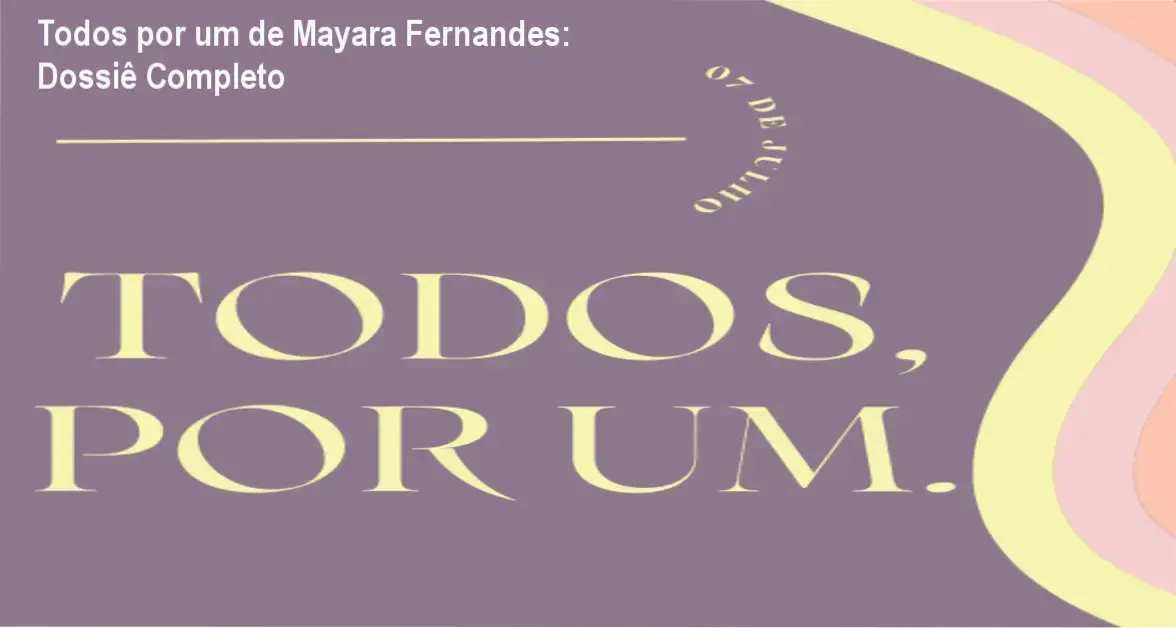 Interface do curso Todos por um de Mayara Fernandes focada em diferenciação e design para eventos