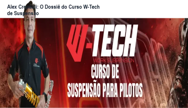 Curso W-Tech de Alex Crepaldi demonstrando ajustes de suspensão Off-Road em bastidores