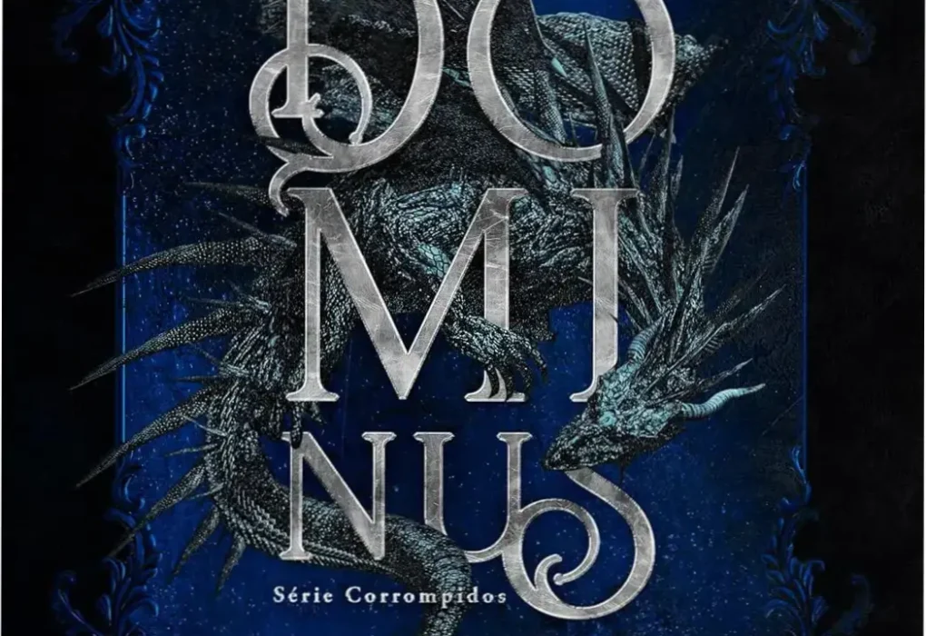 Capa do eBook Dominus de Thalissa Betineli em ambiente de fantasia épica dark