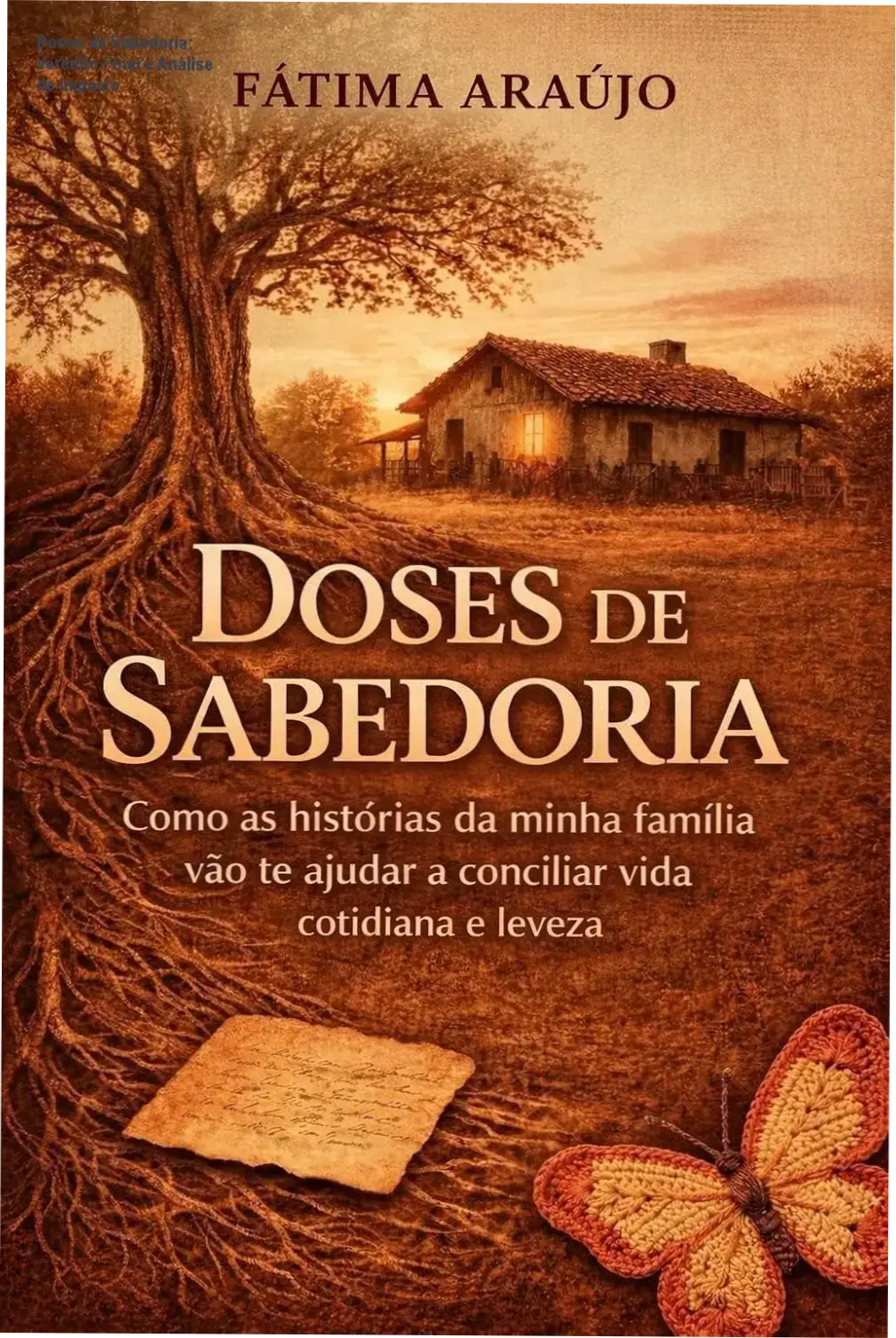Capa do ebook Doses de Sabedoria focada em equilíbrio e leveza