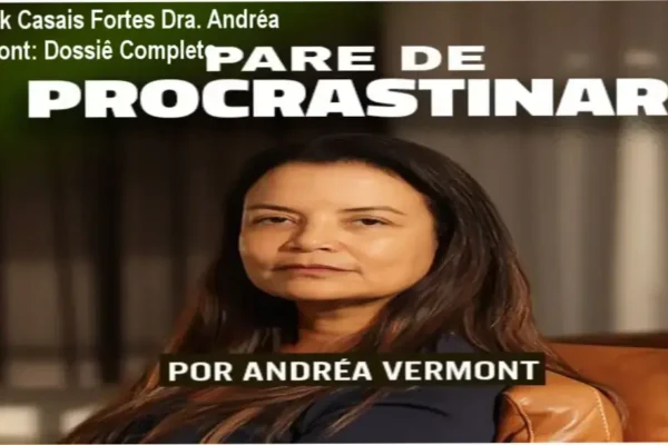 Representação visual do Ebook Casais Fortes da Dra. Andréa Vermont focado em fortalecimento de relacionamento