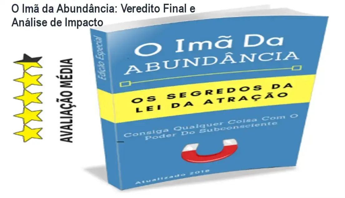 Capa do ebook O Imã da Abundância com elementos visuais de prosperidade e riqueza