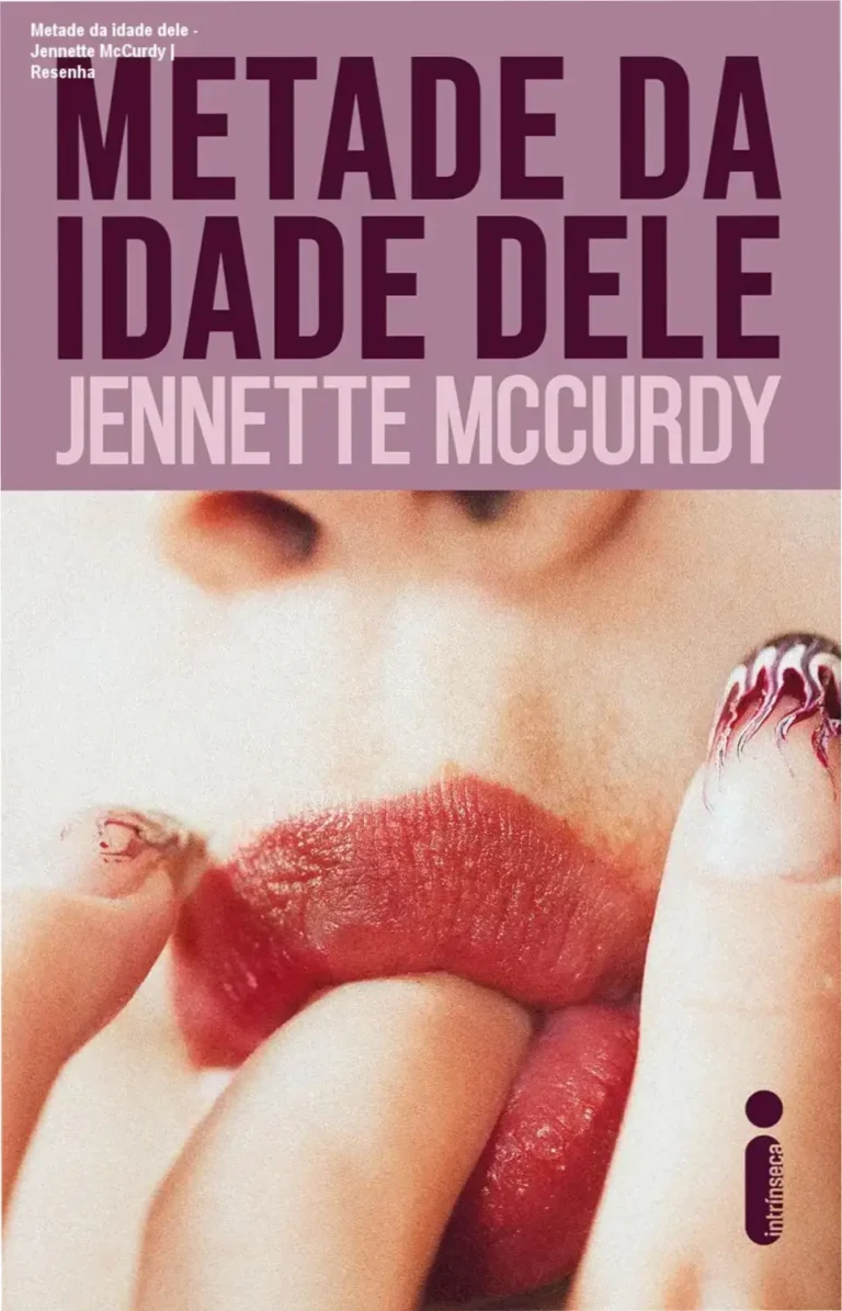 Capa minimalista do ebook Metade da idade dele mostrando Waldo fixada no quadro do professor Korgy