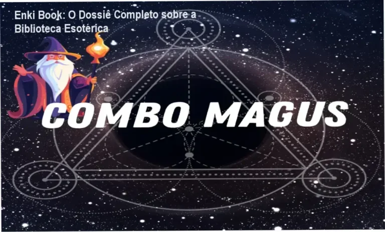 Interface digital do Combo Magus da Enki Book exibindo obras de ocultismo e espiritualidade