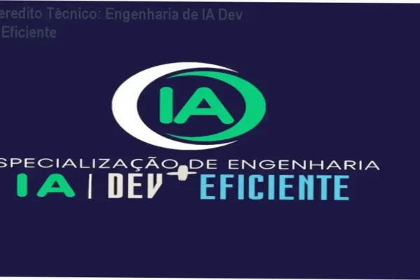 Diagrama de arquitetura de software aplicada à IA Generativa do curso Dev Eficiente