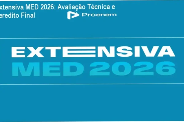 Extensiva MED 2026: Avaliação Técnica e Veredito Final