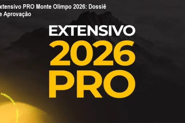 Extensivo PRO Monte Olimpo 2026: Dossiê de Aprovação