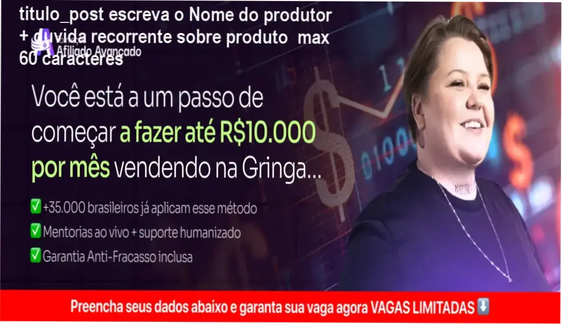 titulo_post escreva o Nome do produtor + duvida recorrente sobre produto max 60 caracteres 2 https://cursoss.com.br/formacao-em-saude-da-mulher/ Interface de aprendizado e bastidores da Formação Afiliado Avançado de Taynã Gauche