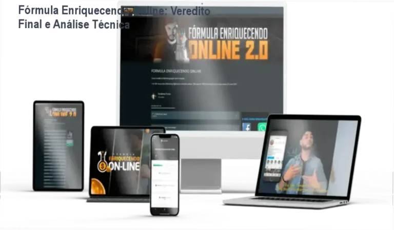 Interface do curso Fórmula Enriquecendo Online apresentando o Método T.O.M