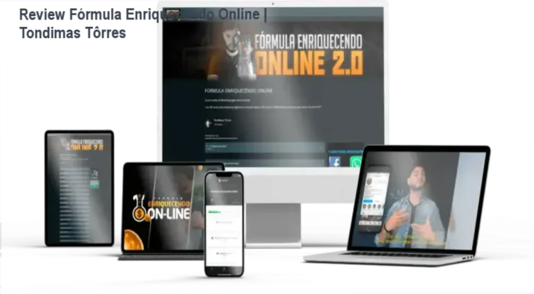 Fórmula Enriquecendo Online acessada online com mentorias ao vivo