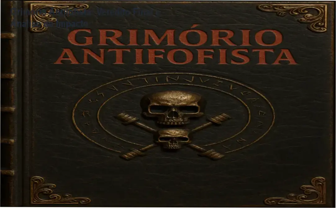 Representação visual do Grimório Antifofista com foco em discrição e autoridade social