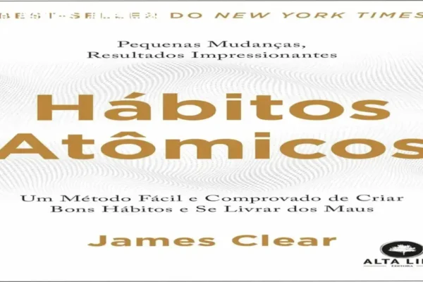 Capa do livro Hábitos Atômicos de James Clear em alta resolução