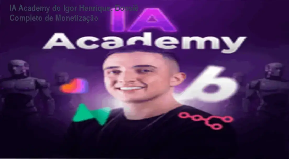 IA Academy de Igor Henrique apresentando bastidores e ferramentas de automação