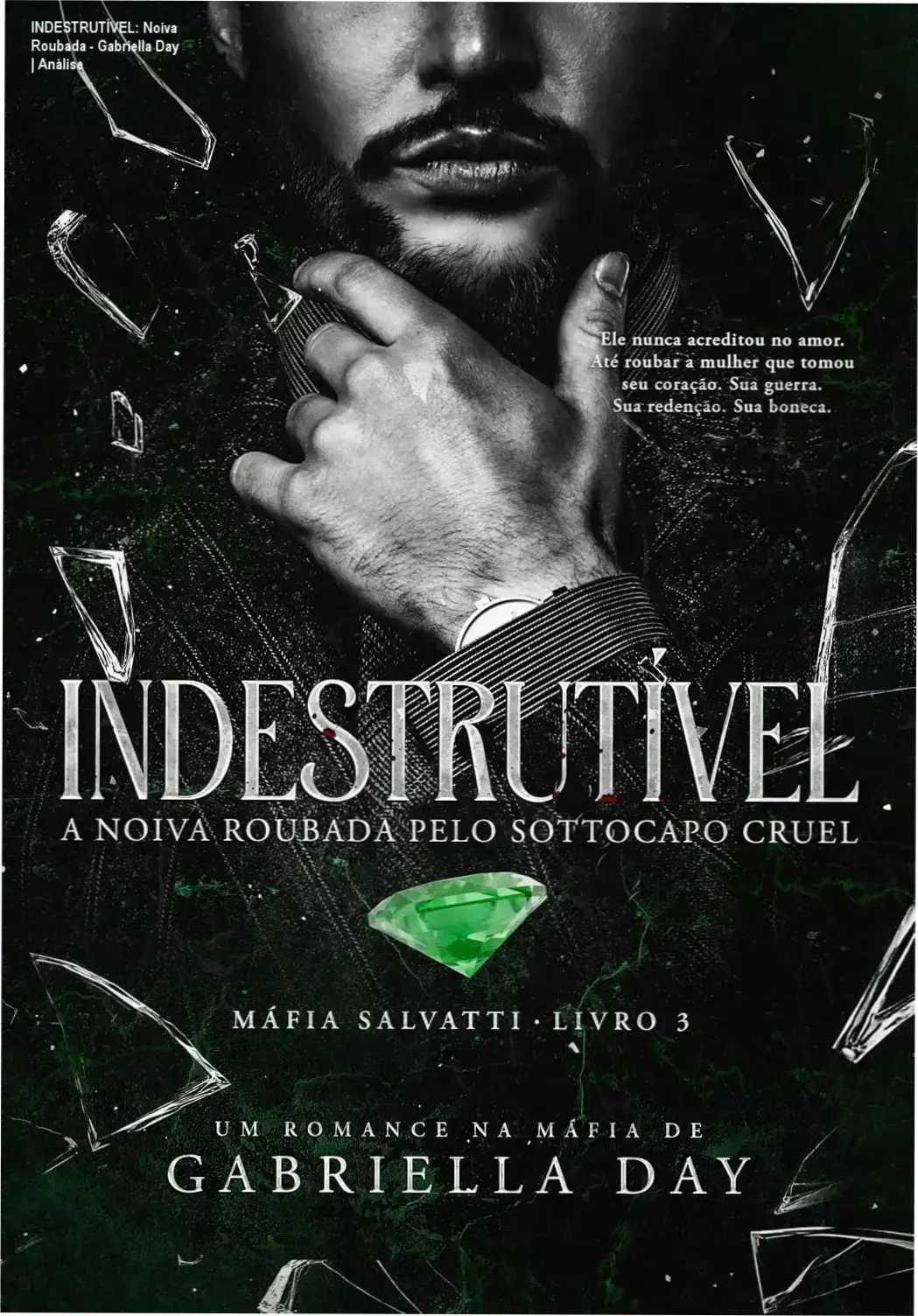 Capa do ebook Indestrutível: A Noiva Roubada pelo Sottocapo Cruel, livro 3 da série Máfia Salvatti por Gabriella Day