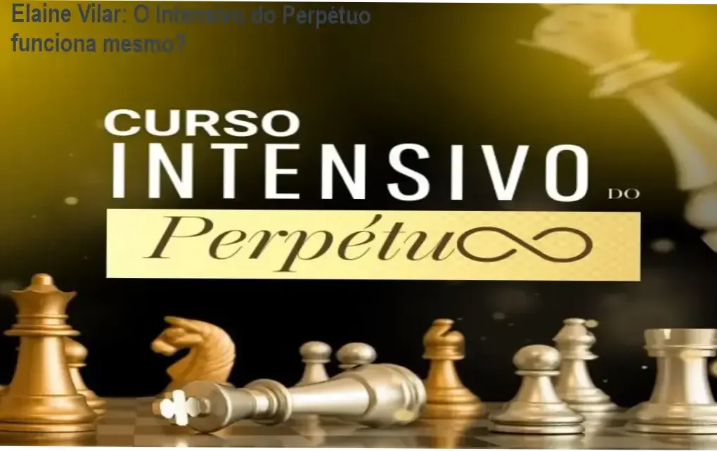 Bastidores e interface da mentoria Intensivo do Perpétuo de Elaine Vilar