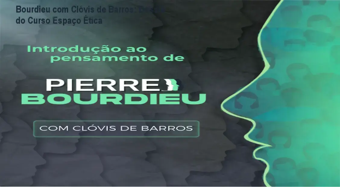 Interface de aulas e materiais do curso Introdução ao Pensamento de Pierre Bourdieu com Clóvis de Barros Filho