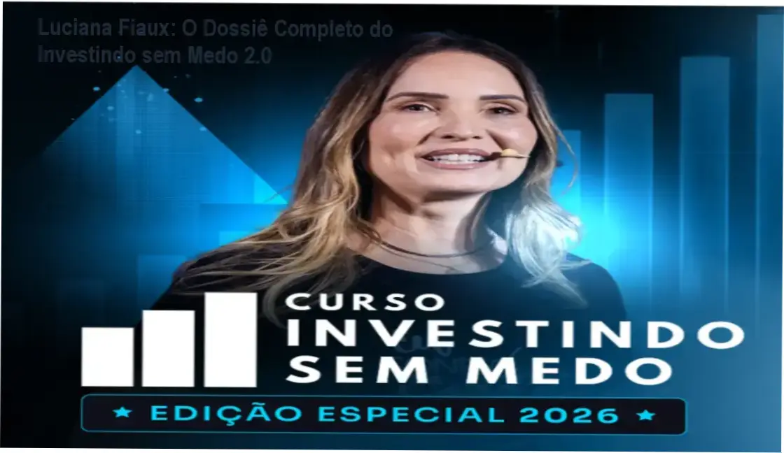 Visão interna da plataforma de estudos do curso Investindo sem Medo 2.0 de Luciana Fiaux