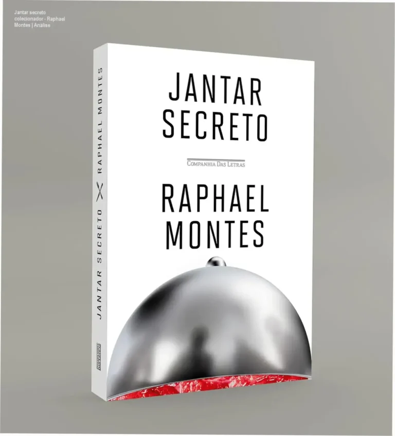 Capa dura da edição de colecionador de Jantar Secreto de Raphael Montes, com detalhes de corte pintado e destaque na trama dos jantares secretos.