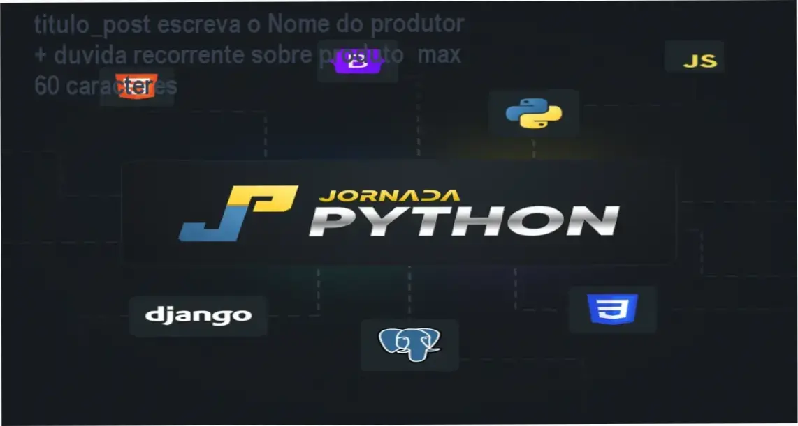 Interface da plataforma Jornada Python da Python Academy mostrando módulos de Django e DRF
