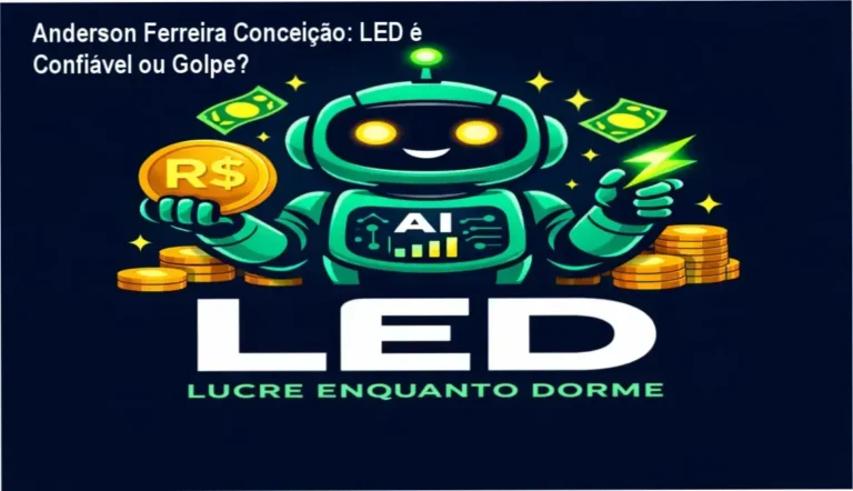 LED - Lucre Sem Investir e Enquanto Dorme de Anderson Ferreira mostrando bastidores e funcionamento