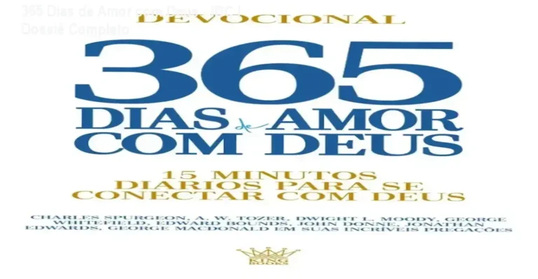 Capa do livro devocional 365 Dias de Amor com Deus, edição 2024 para leitura diária