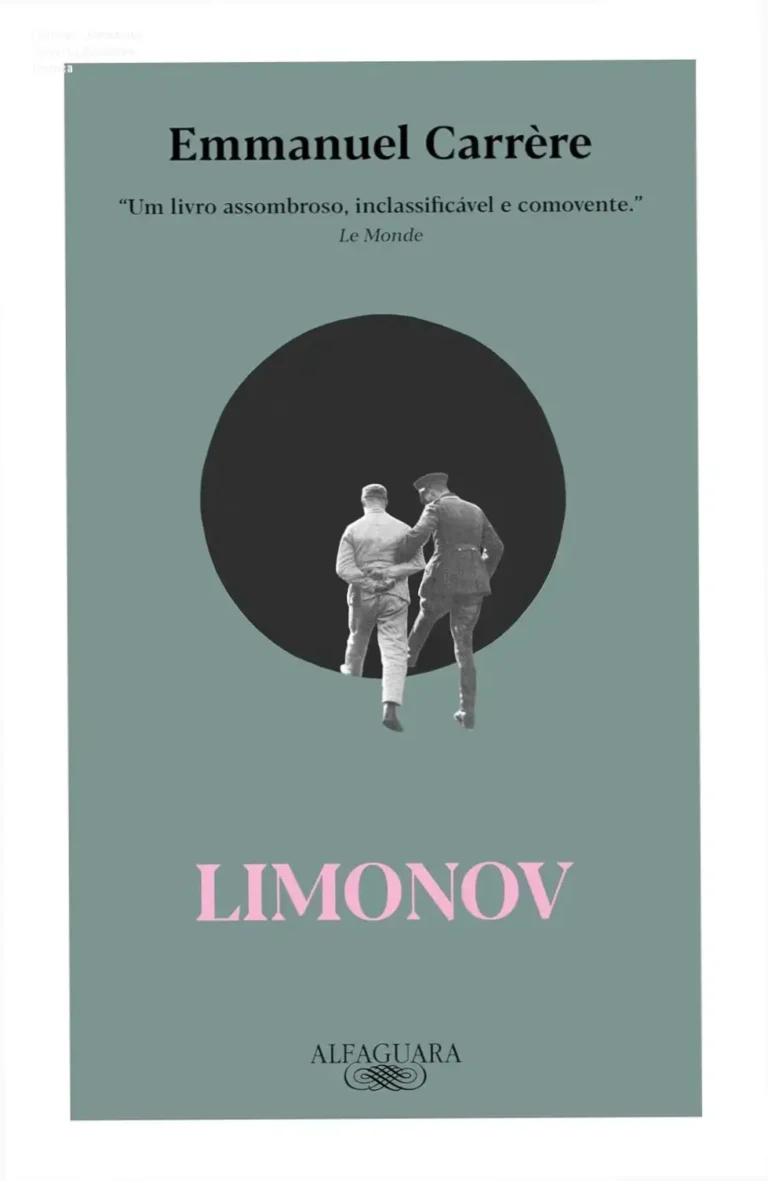 Capa do livro Limonov de Emmanuel Carrère, biografia de Eduard Limonov