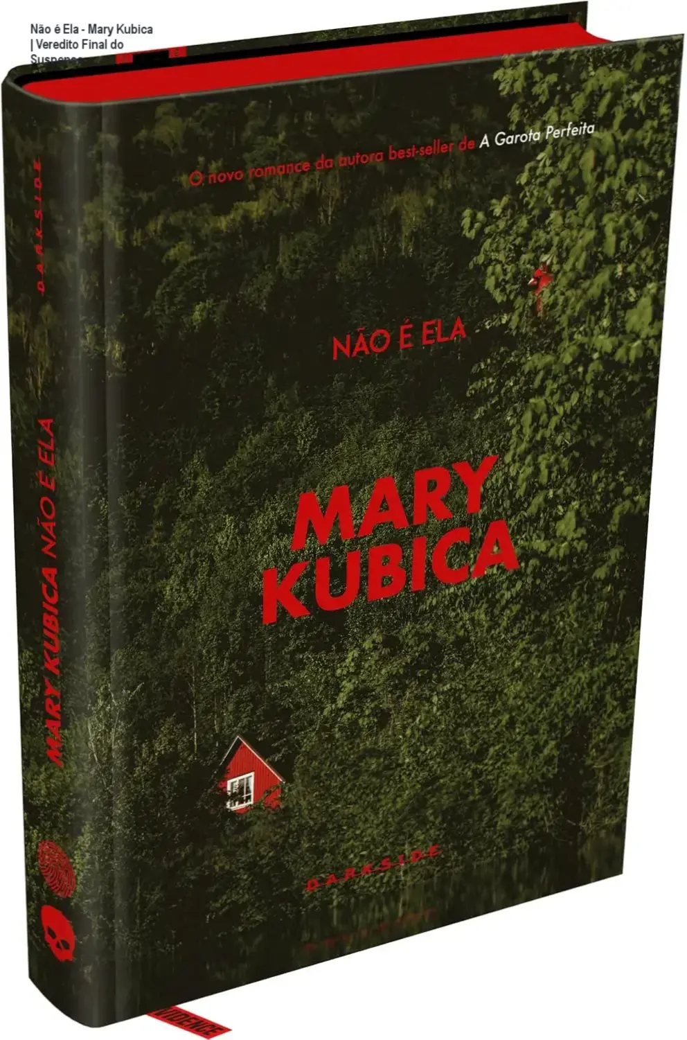 Capa do livro Não é Ela de Mary Kubica, edição DarkSide Books