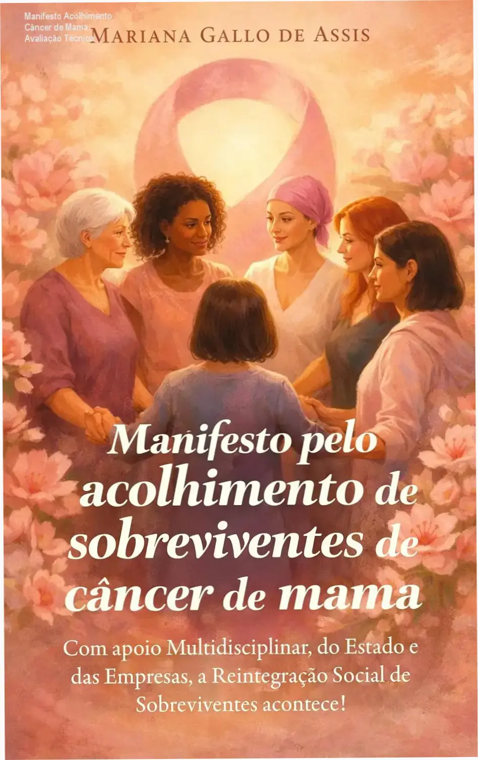 Capa do eBook Manifesto pelo Acolhimento de Sobreviventes de Câncer de Mama