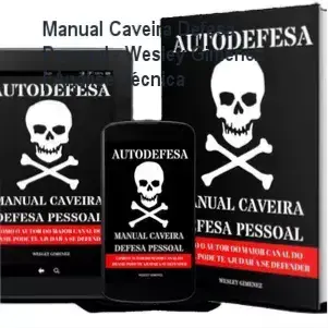 Manual Caveira Defesa Pessoal - Wesley Gimenez | Análise Técnica 2 https://cursoss.com.br/autor-ebook/ Capa do ebook Manual Caveira de Defesa Pessoal por Wesley Gimenez sobre estratégia de sobrevivência urbana