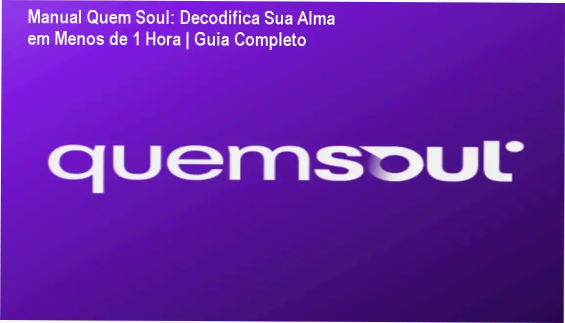 Manual Quem Soul analisando dados numéricos com IA para revelar essência pessoal