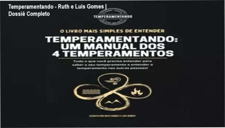 Capa do e-book Temperamentando Manual dos 4 Temperamentos de Ruth e Luis Gomes